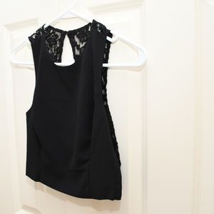 GUESS Black Crop Top